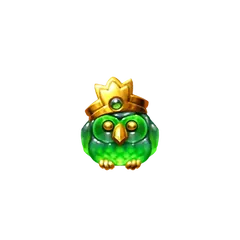 Pirots 2 grön bärnsten symbol på nivå 7