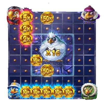 Pirots 4 Yeti Snack Time-funktion i Frozen Fury