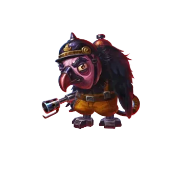 Pirots 4 Fire Minion-fiende i Inferno-världen